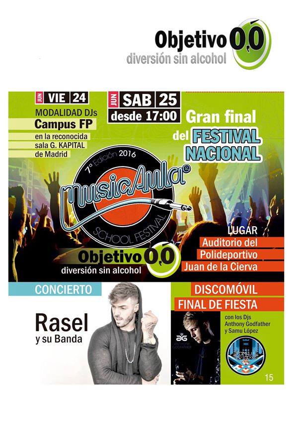 Gran Final de MusicAula en Getafe con la actuación de Rasel
