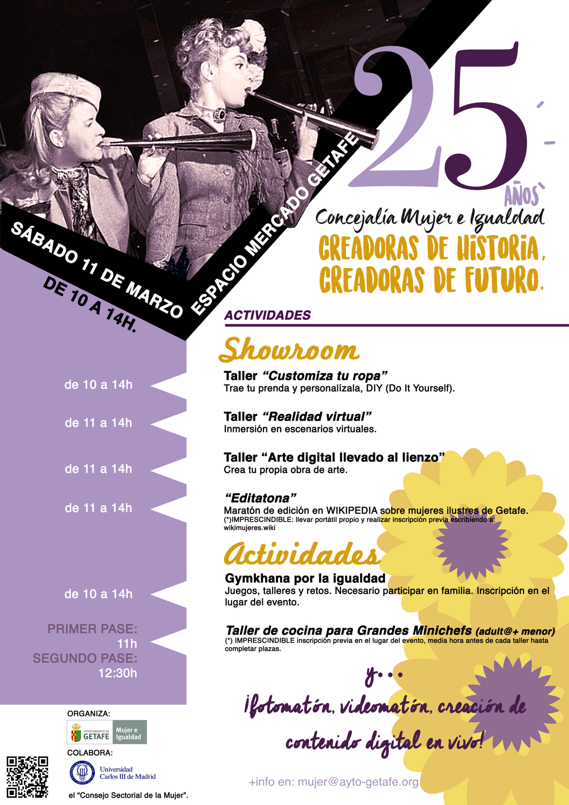 Este año,el 8 de marzo,  tenemos mucho que celebrar en Getafe