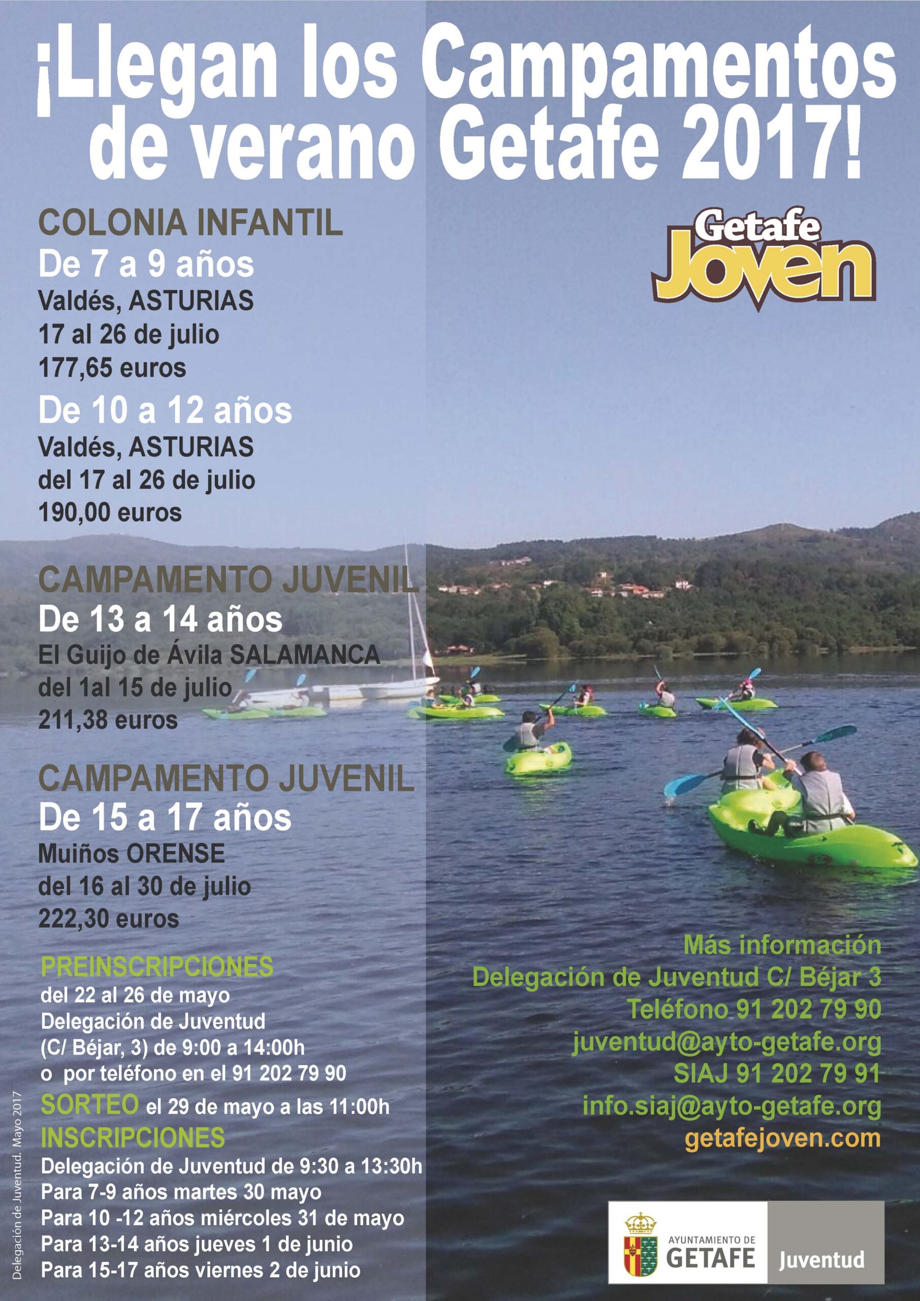 LLega la campaña de verano de la Delegación de Juventud con campamentos para niños y jóvenes de entre 7 y 17 años