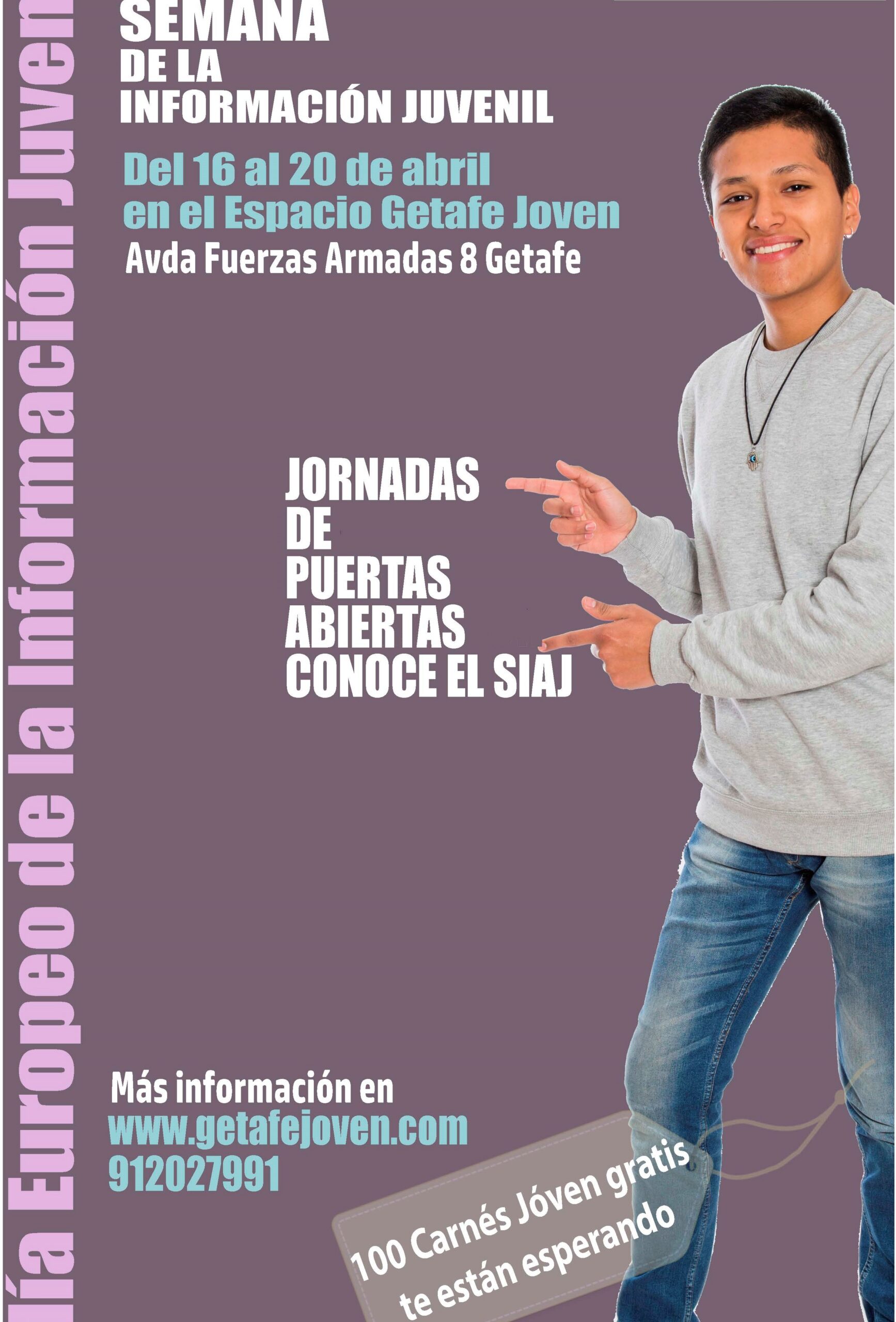 Prepárate para la Semana de la Información Juvenil en Getafe