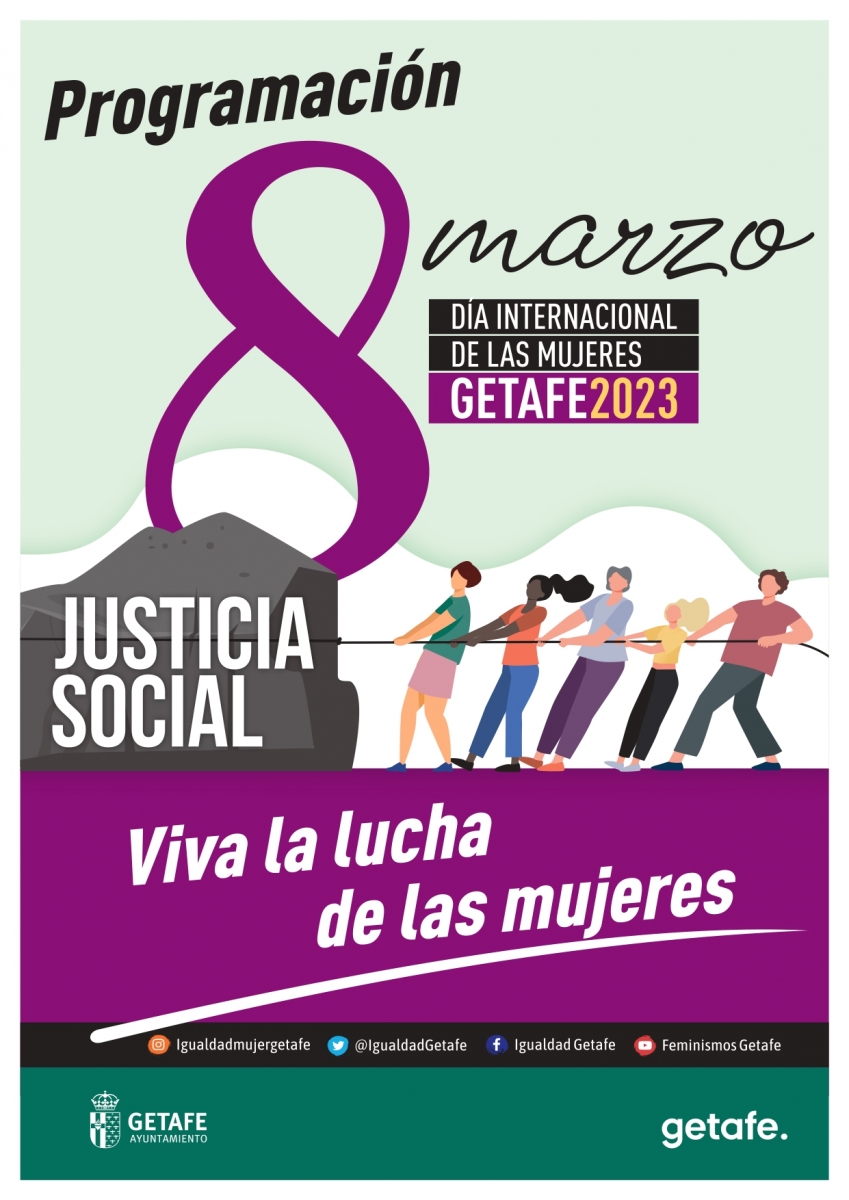 ¡Viva la lucha de las mujeres! con este lema celebramos el 8M en Getafe