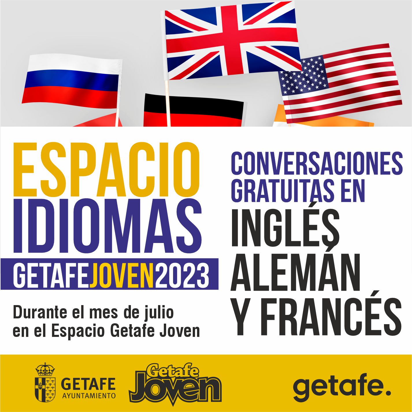 ESPACIO IDIOMAS GETAFE JOVEN, mejora tu nivel conversando con nosotros este verano