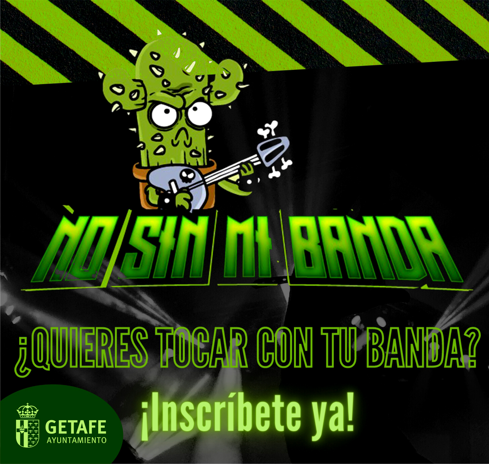 Vuelve  “No sin mi Banda” el certamen de Getafe Joven para grupos jóvenes de Rock & Metal de la Comunidad de Madrid