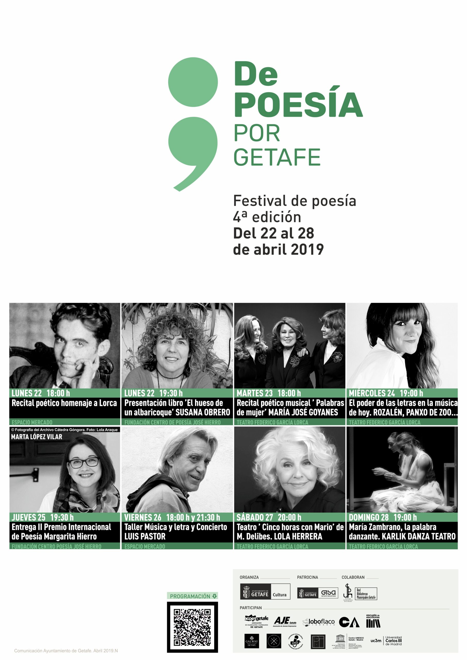 De Poesía por Getafe 2019, la poesía es más que palabras