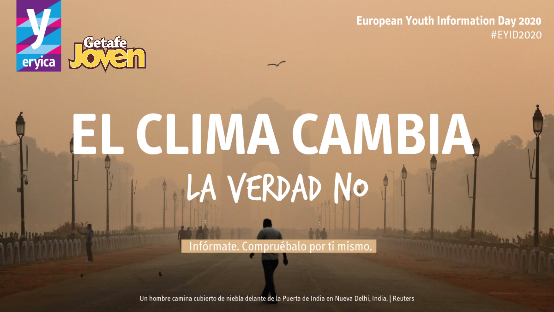 Participa con Getafe Joven en la campaña europea “el Clima cambia, la verdad NO”