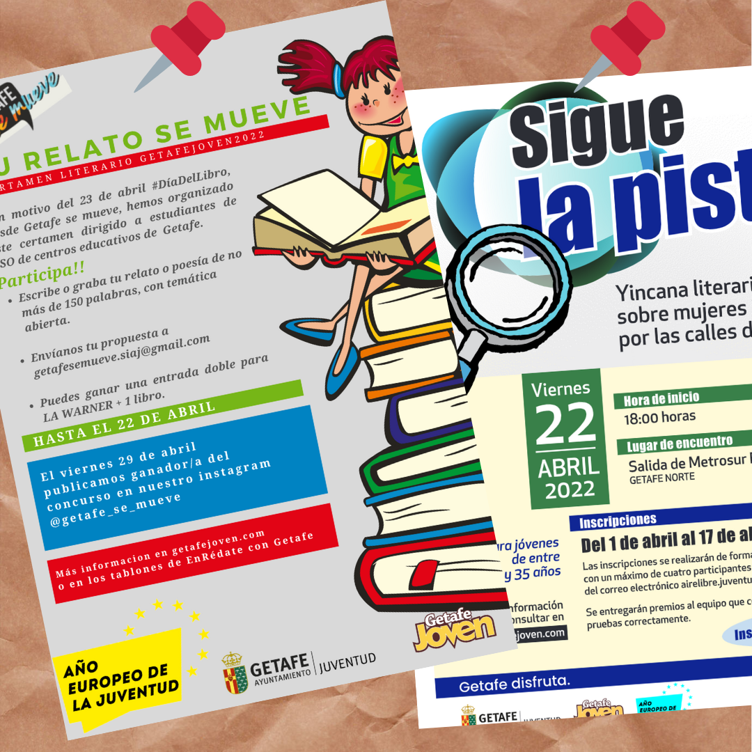 Sigue la pista’ y ‘Tu relato se mueve’ dos nuevas actividades lúdicas y gratuitas para jóvenes de Getafe