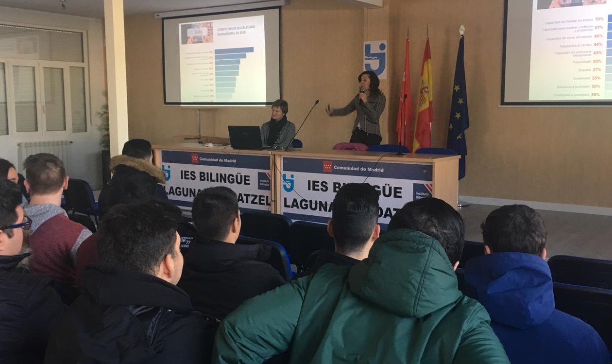 El SIAJ presenta a los alumnos de Formación Profesional el  mapa de posibles opciones curriculares al finalizar esta formación