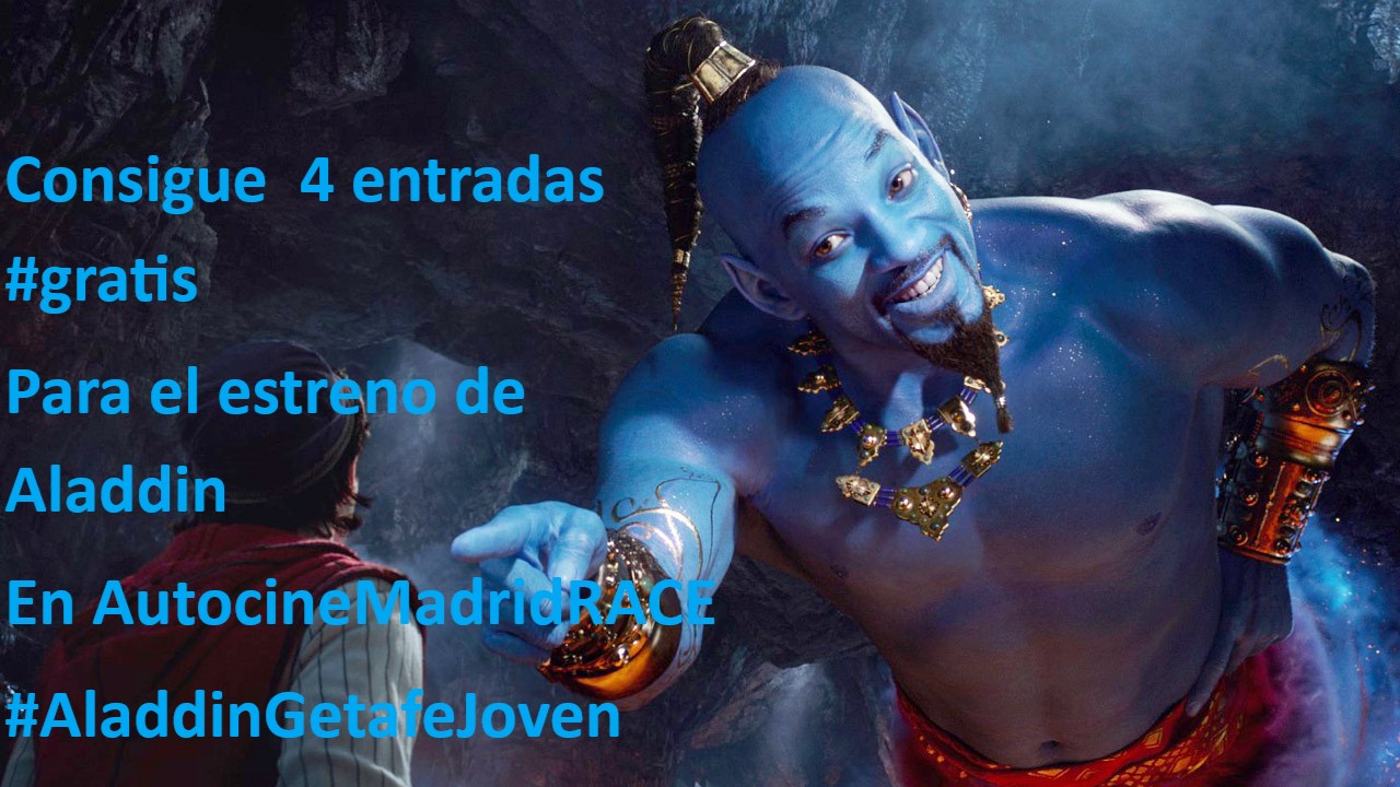 Ven gratis con tus amigos o familia al estreno de Aladdin al más puro estilo americano