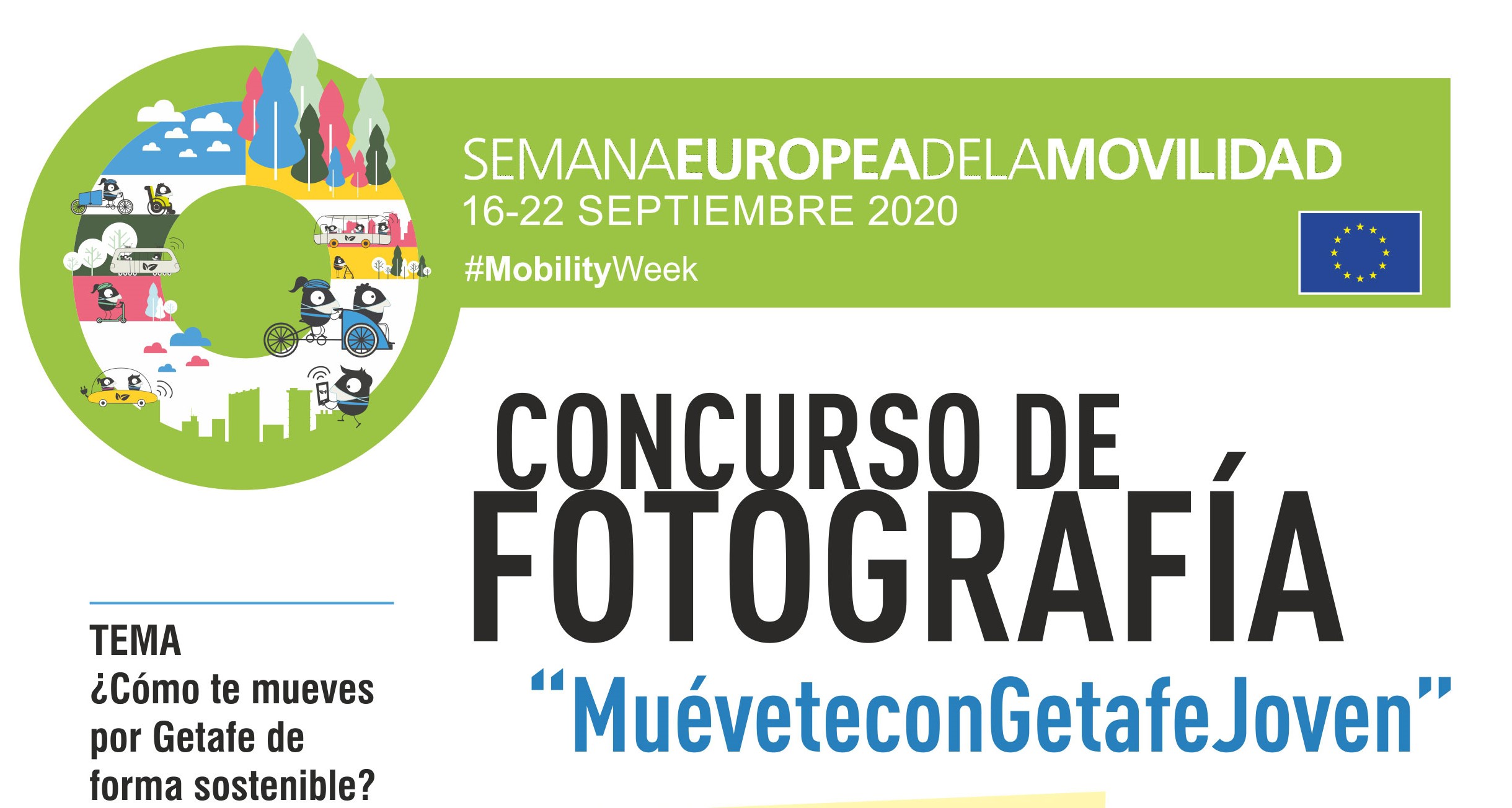 Juventud lanza el concurso #MueveteconGetafeJoven dentro de la semana de la movilidad