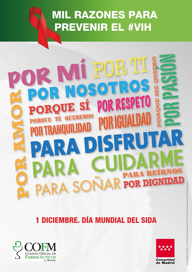 No podemos bajar la guardia! 1 de diciembre Día Mundial del SIDA