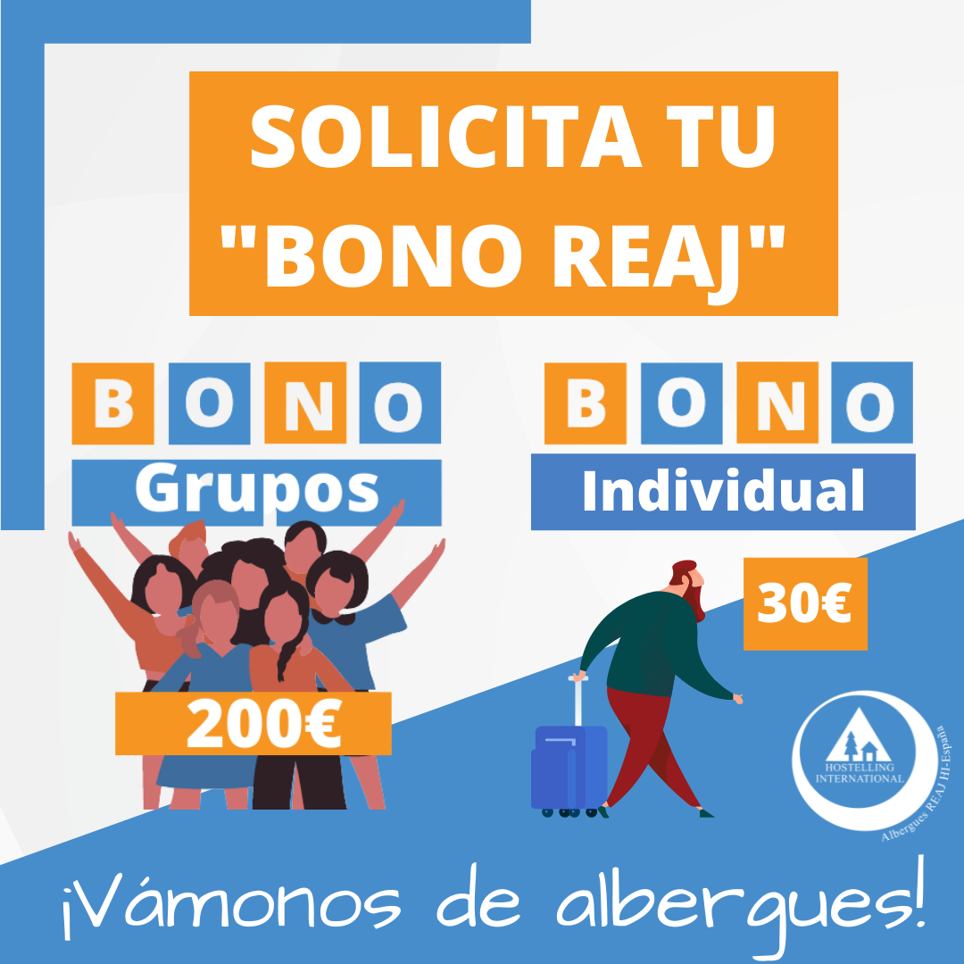 La REAJ lanza una campaña con bonos para jóvenes canjeables en albergues de toda España