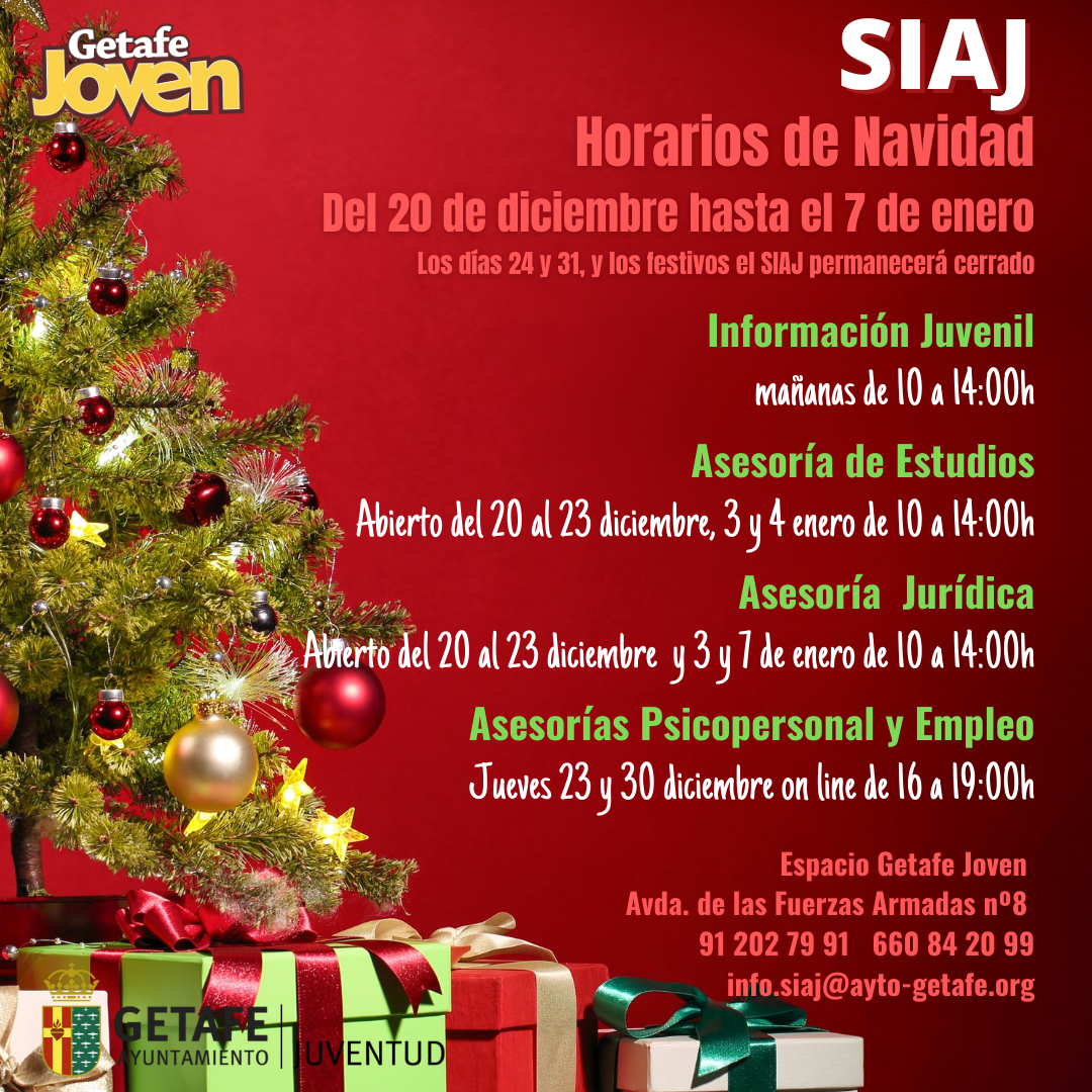 Ven a vernos  también en Navidad