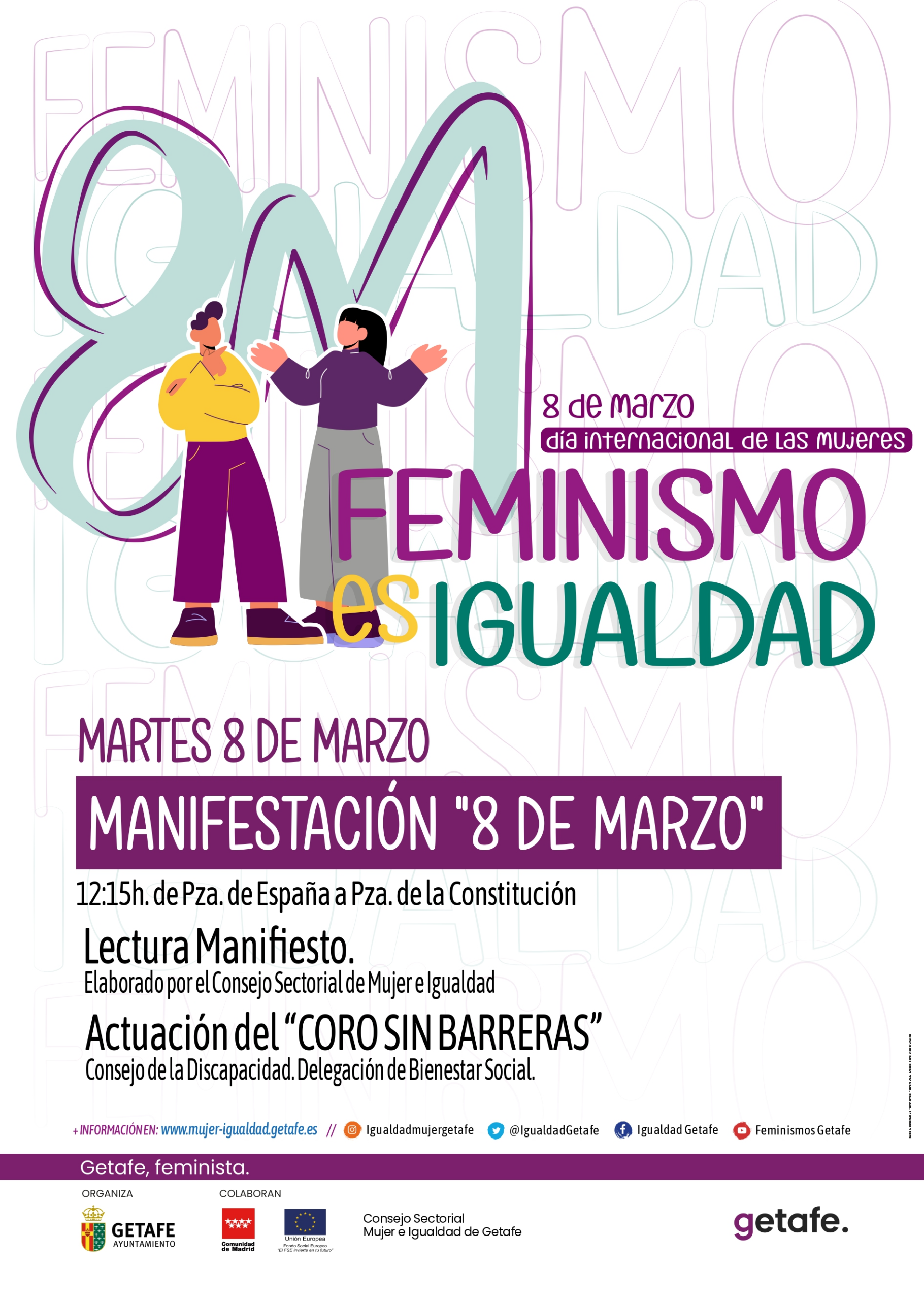 Feminismo es igualdad, ¡Que quede claro!