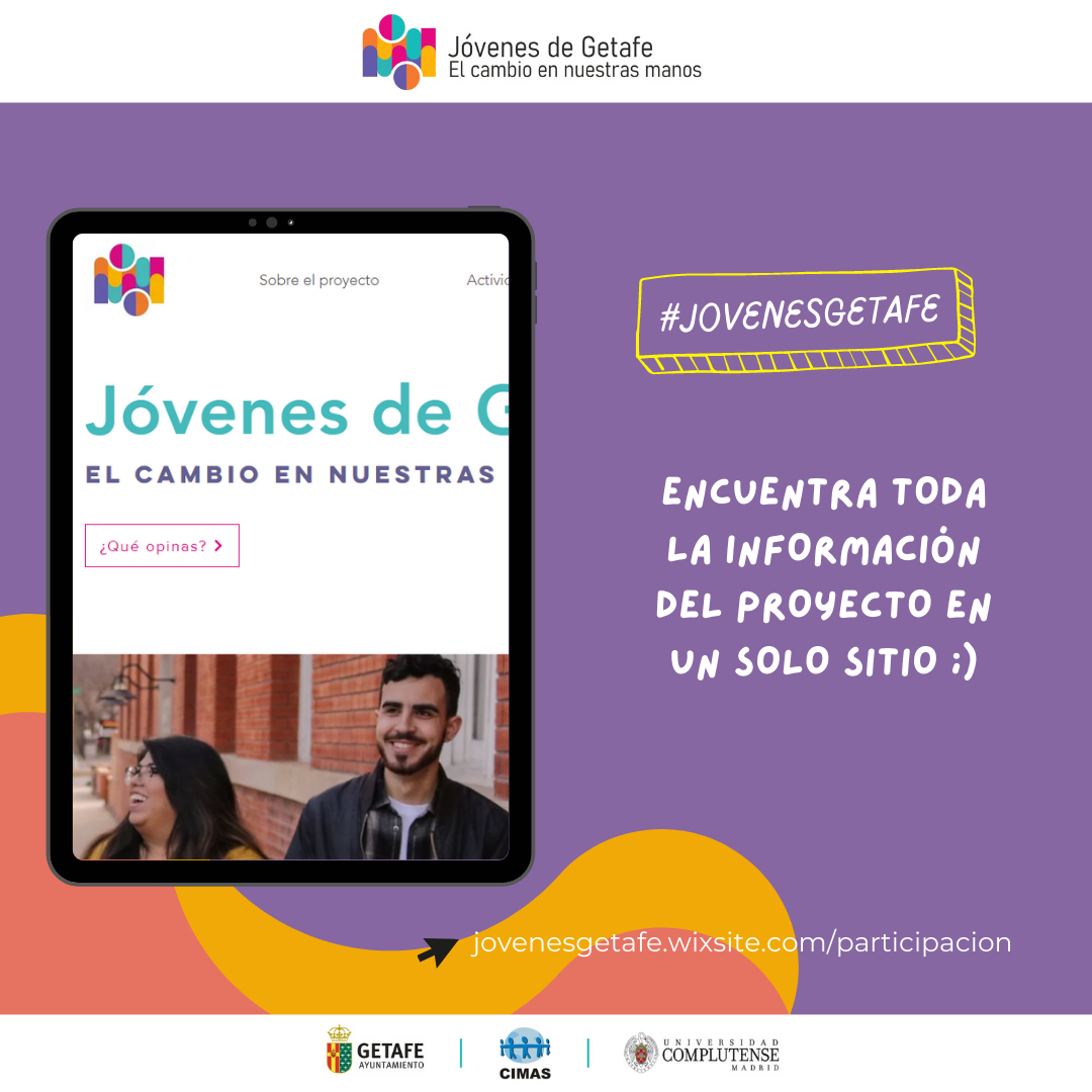 Presentamos la web del Estudio “Jóvenes de Getafe. El cambio en nuestras manos”