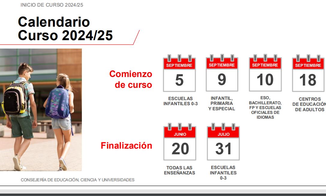 Comienza el curso 2024/25
