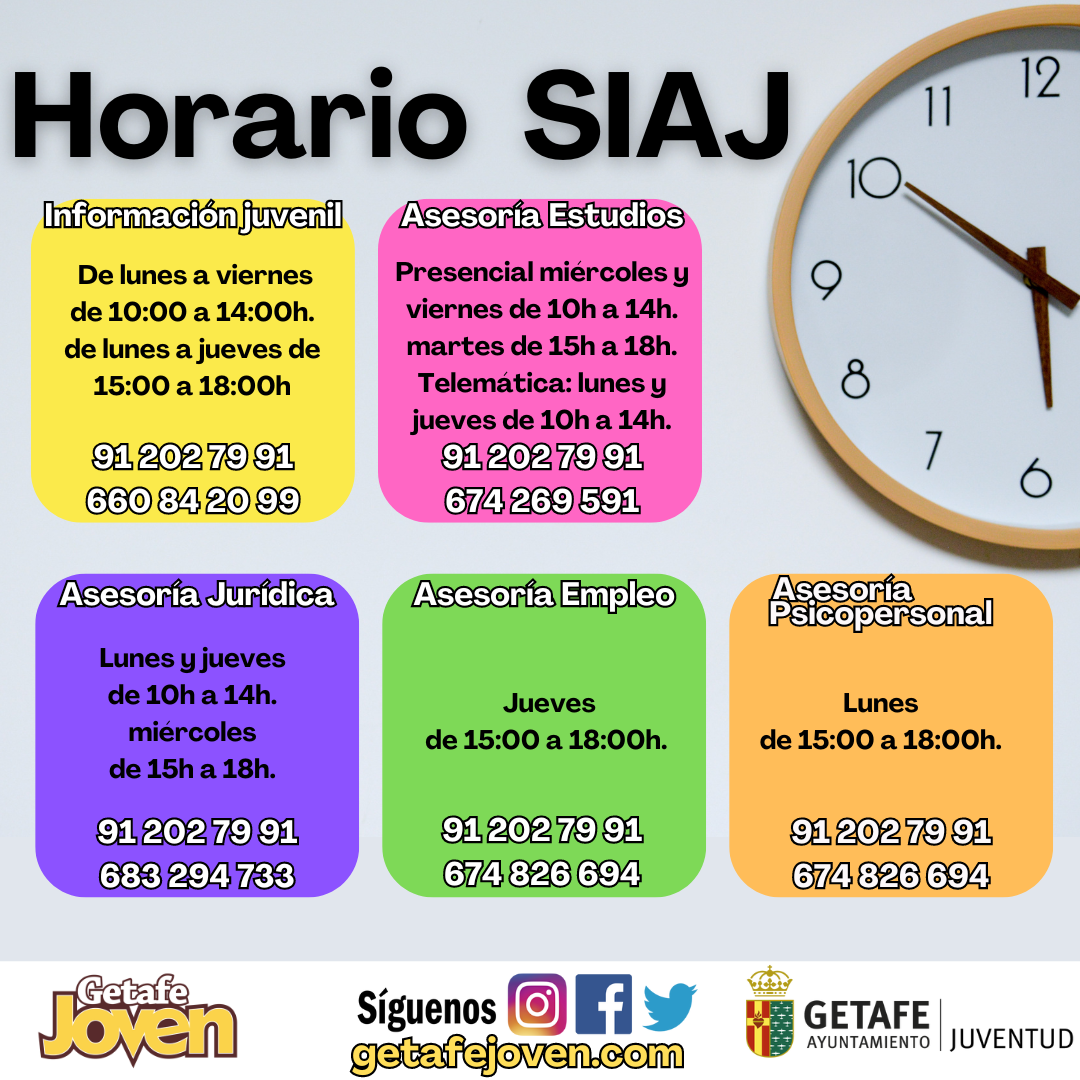Desde esta semana el SIAJ vuelve a abrir las tardes de lunes a jueves