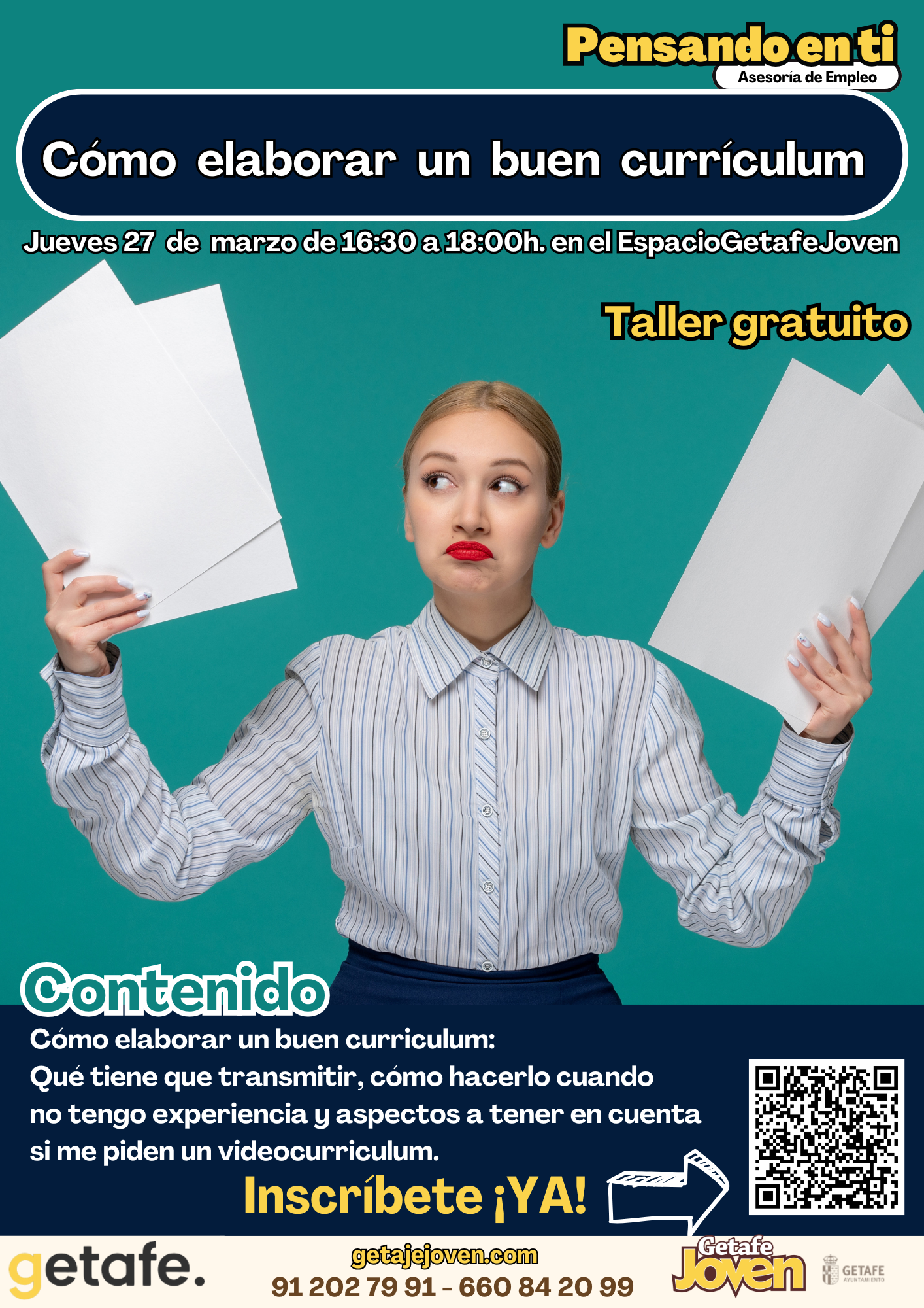 ¿Quieres aprender a elaborar un buen currículum?