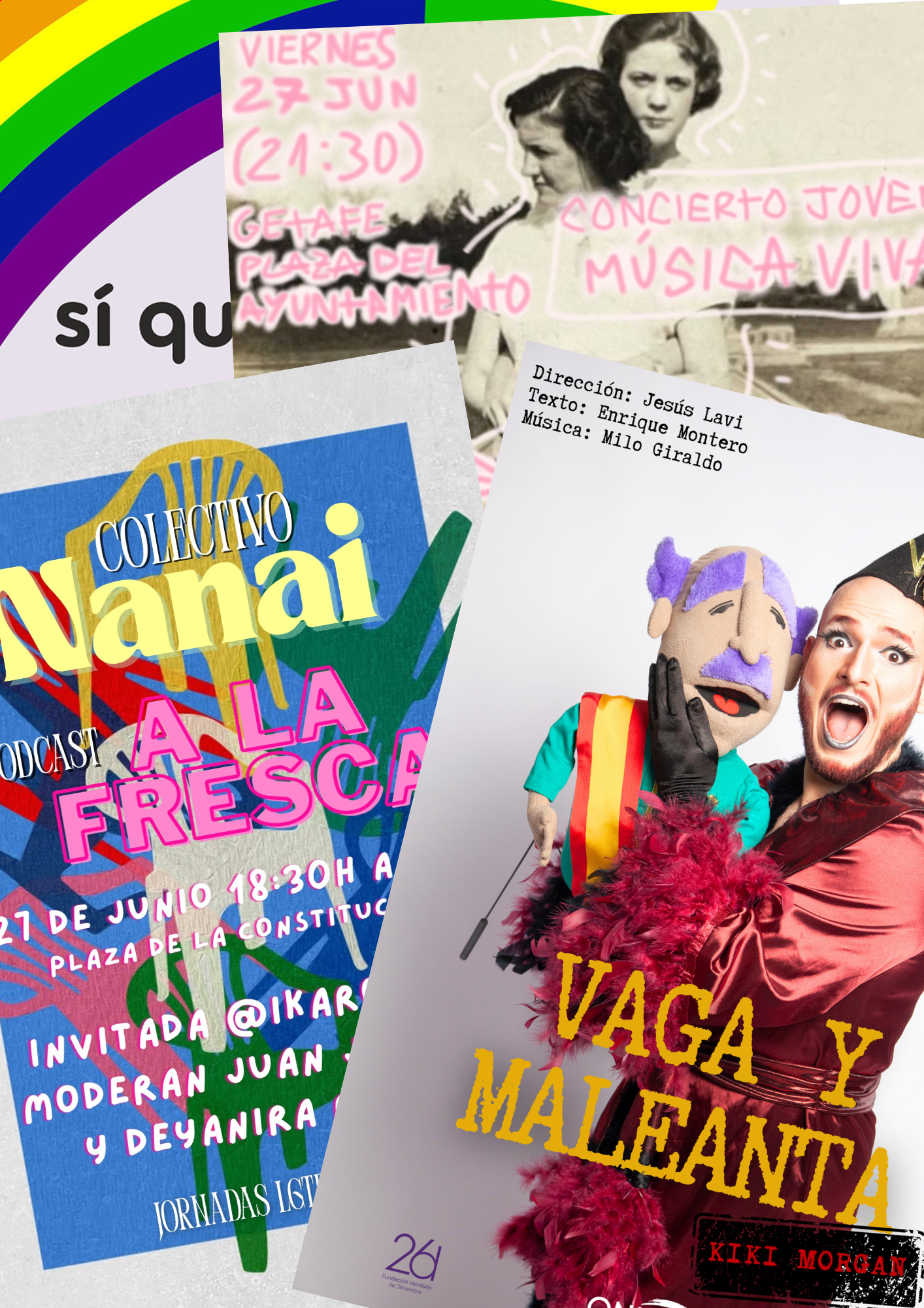 Música en directo, podcast y humor para celebrar el orgullo más joven con voz propia