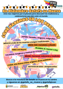 En diciembre Getafe se mueve por todo el planeta para descubrir fiestas y tradiciones de diferentes culturas